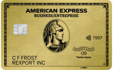 American Express Canada Business Gold Rewards Card